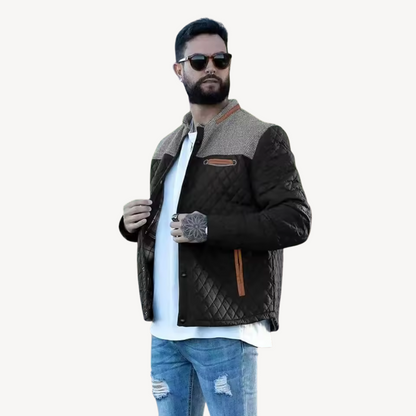 Warm Fuzzy Lined Mens Winter Coat - OutfitLondon