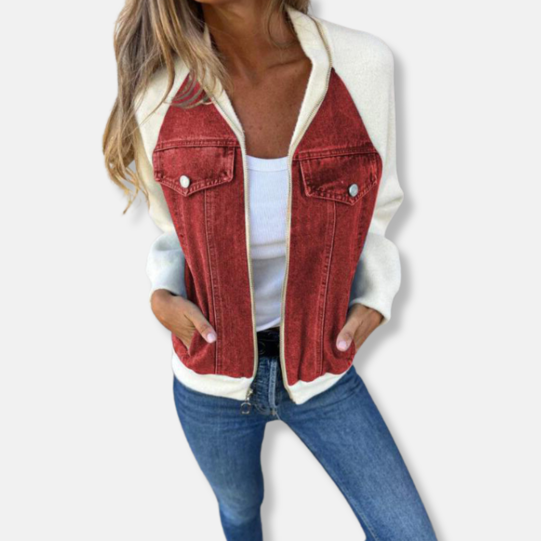 Ladies Cozy Wool Zip Up Jacket - OutfitLondon