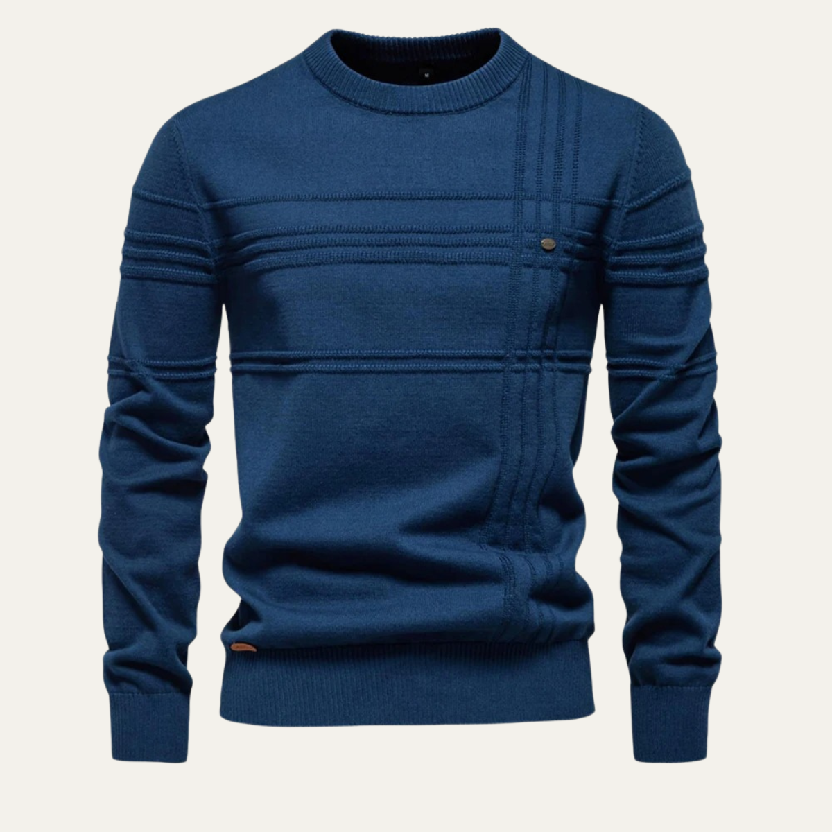 Classic Fit Men's Crew Neck Knitted Sweater