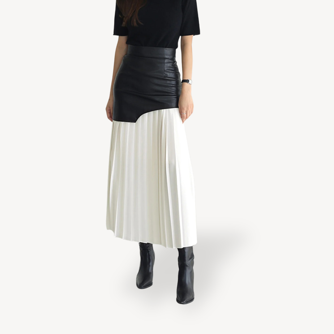 Flared Mid Length Womens Skirt - OutfitLondon