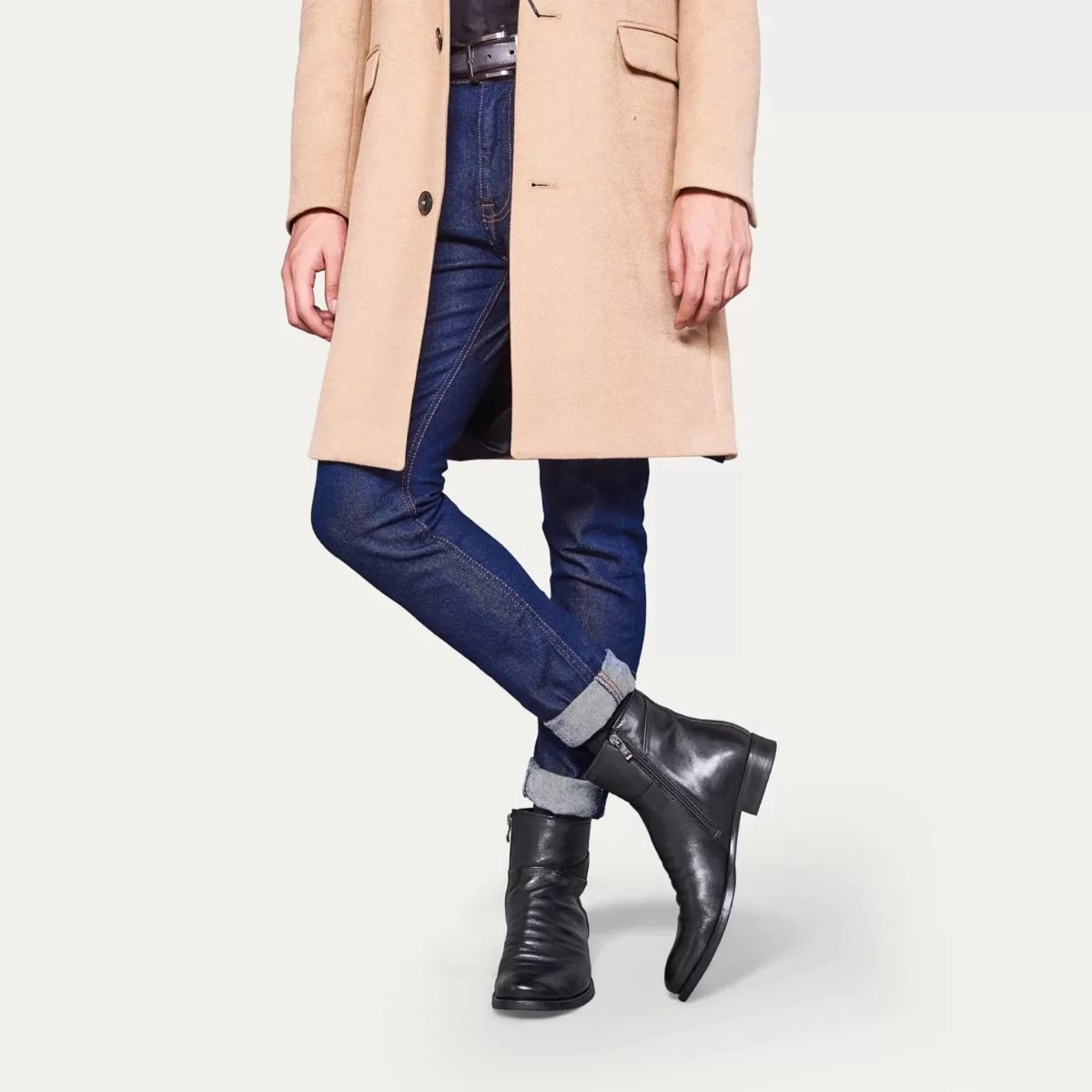 Premium Men's Chelsea Leather Ankle Boots