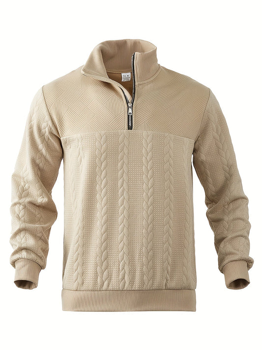 Cozy Zip Up Men's Fleece Sweater - OutfitLondon