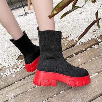 Cozy Cable Knit Ankle Boot Socks