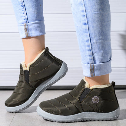 Orthopedic Shoes Women Fur Waterproof Winter Boots