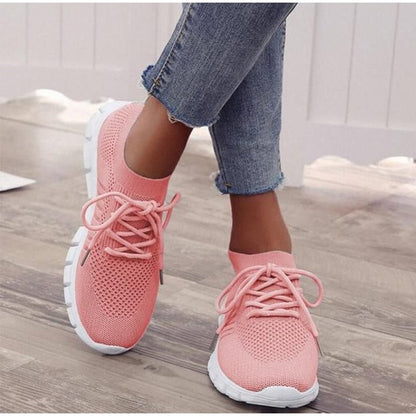 Women Light Mesh Breathable Slip-on Orthopedic Sneaker Shoes