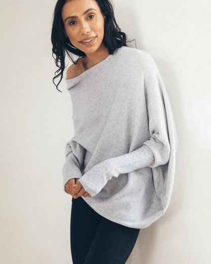 Soft Cashmere Blend Offbeat Sweater