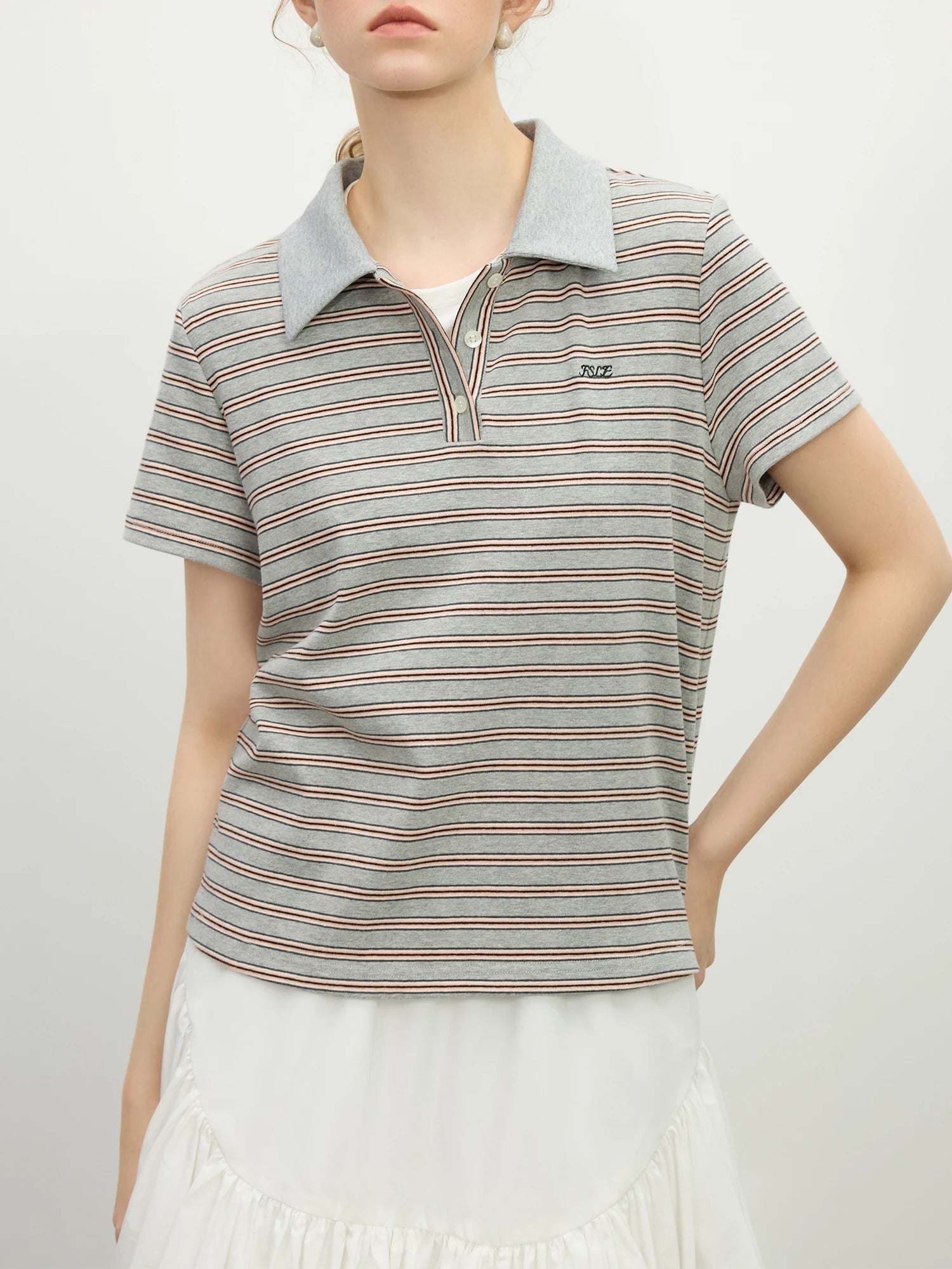 Timeless Horizontal Stripe Polo Shirt - OutfitLondon