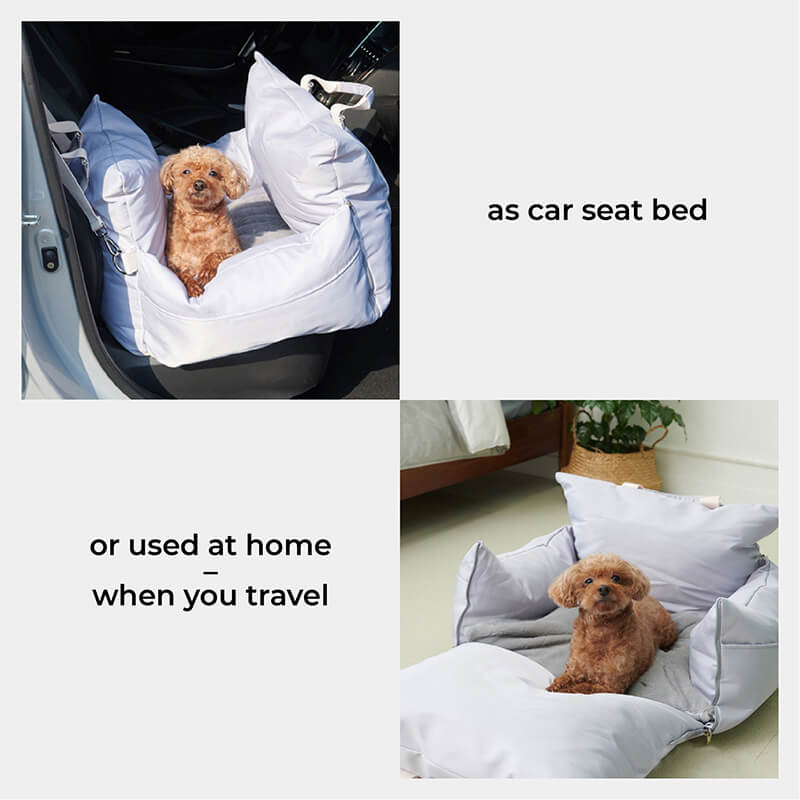 Travel Dog Car Seat Bed - Gymbag Water-Resistant