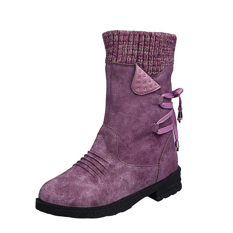 Warm Insulated Rain Boots for Women