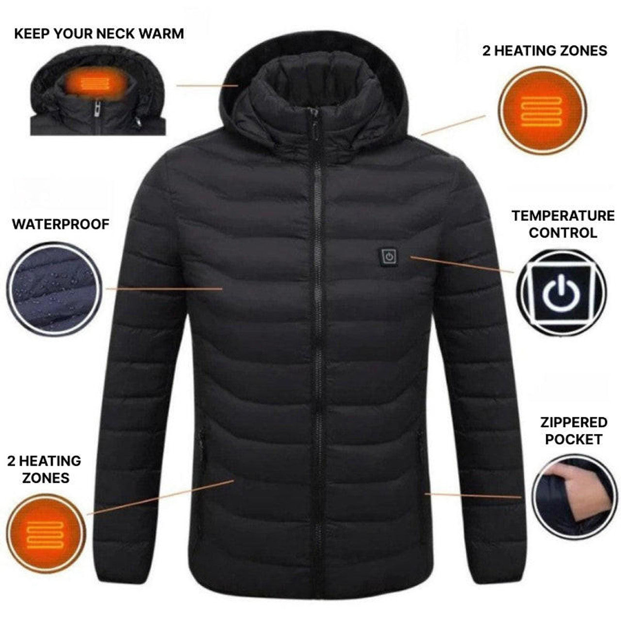 Heated Jacket for Women and Men