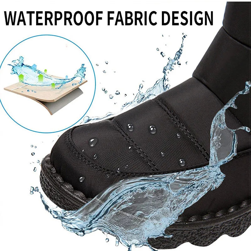 Orthopedic Women Boots Pain Relief Warm WaterProof High Top Boots