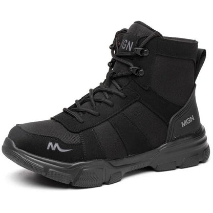 Waterproof Insulated Work Boots with Steel Toe Caps