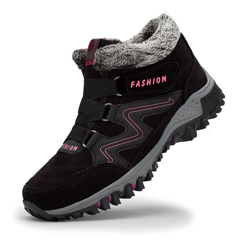 Orthopedic Shoes Anti-collision Velcro Hiking Ankle Sneakers Suede Outdoor