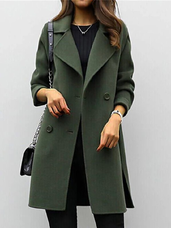 Warm Ladies Classic Trench Coat