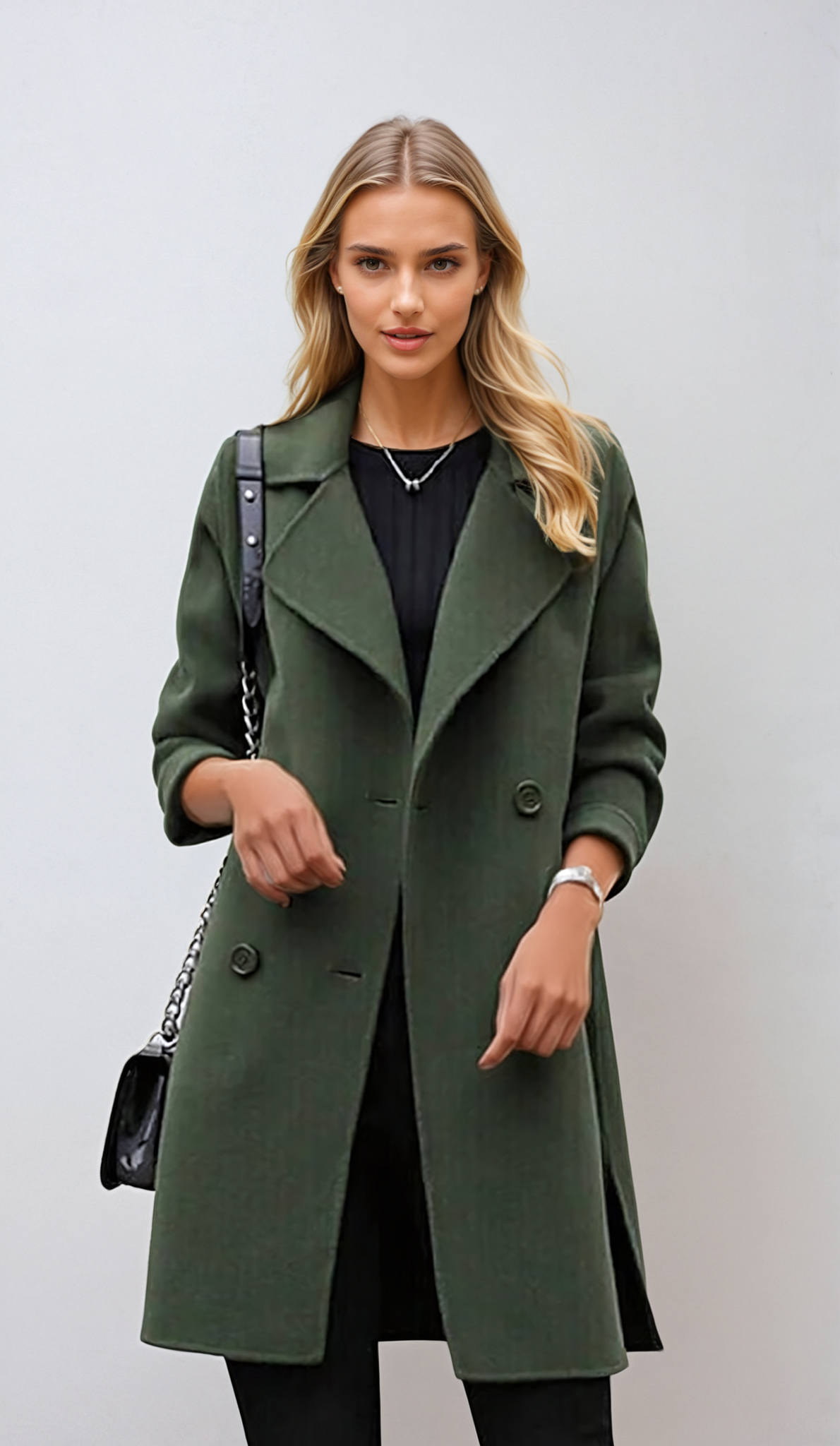 Warm Ladies Classic Trench Coat