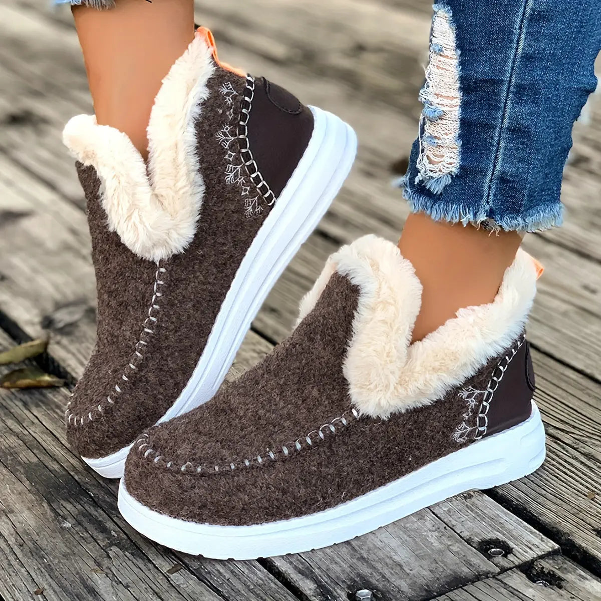 Cozy Warm Fleece Slippers – Comfortable Shoes