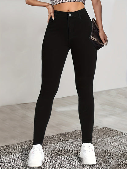 Slim Fit High Waist Dark Wash Jeans