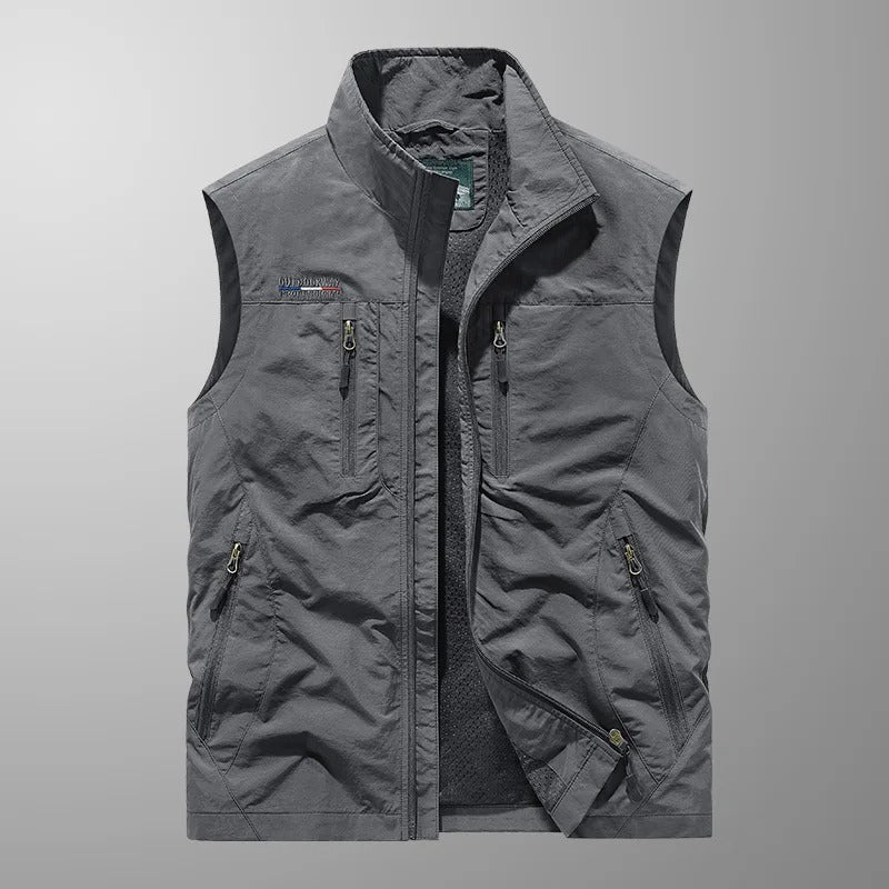 Lightweight Water Resistant Outdoor Vest for Men