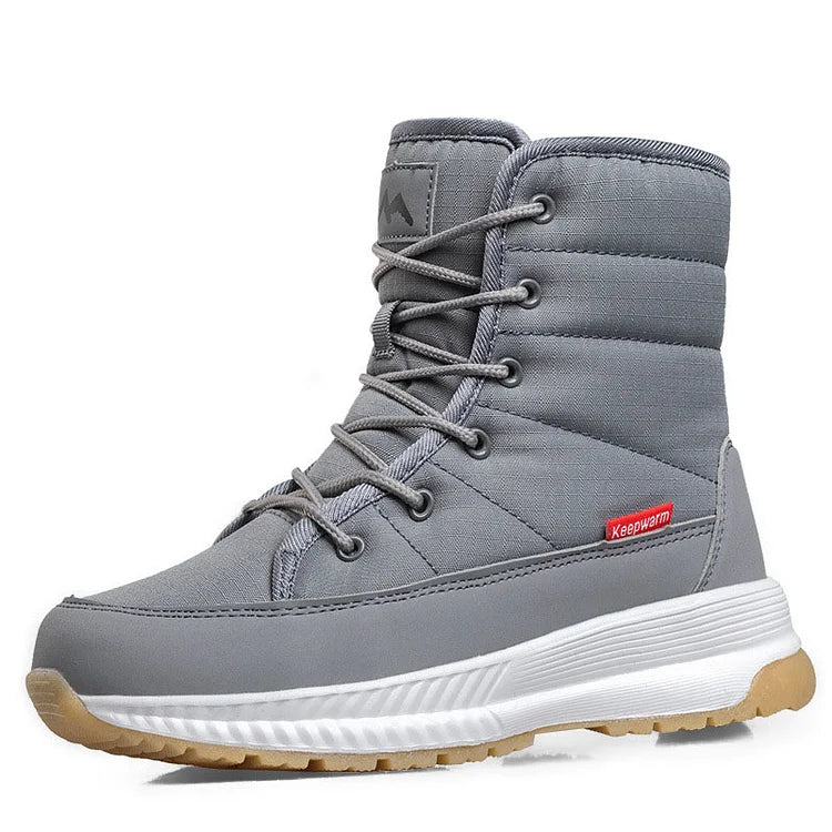 Warm Insulated Snow Boots with Laces