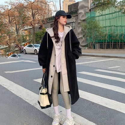 Waterproof Hooded Winter Trench Coat
