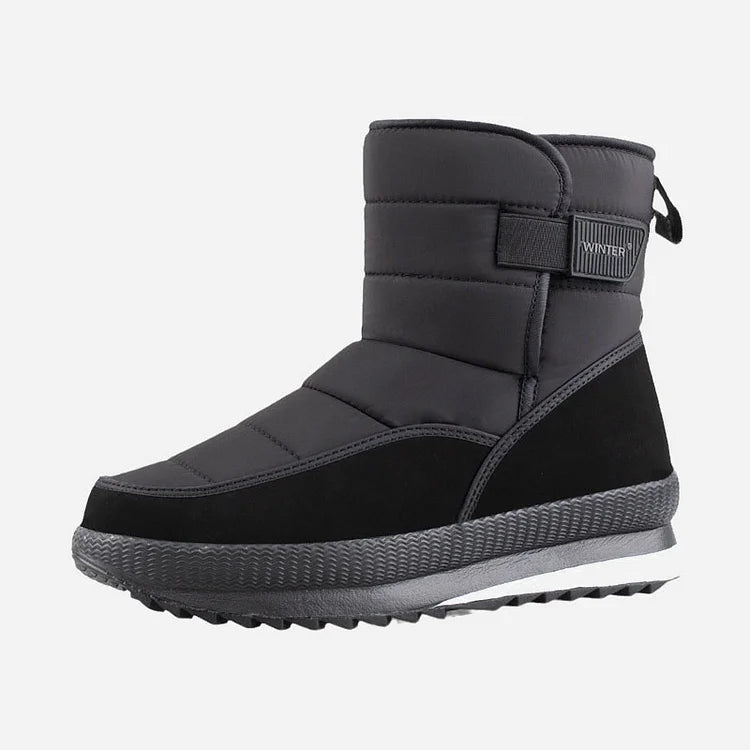 Insulated Men's Snow Boots - Waterproof and Warm