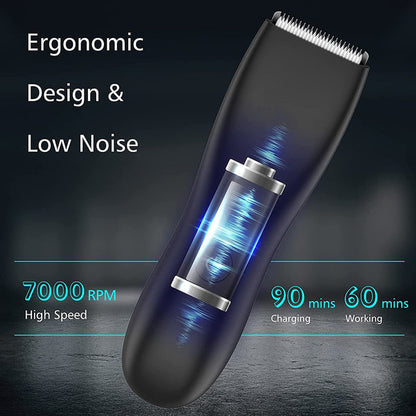 Ultra-Quiet Skin-Friendly Body Shaver