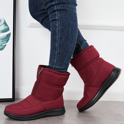 Waterproof Winter Snow Boots Warm Fur Lining Booties