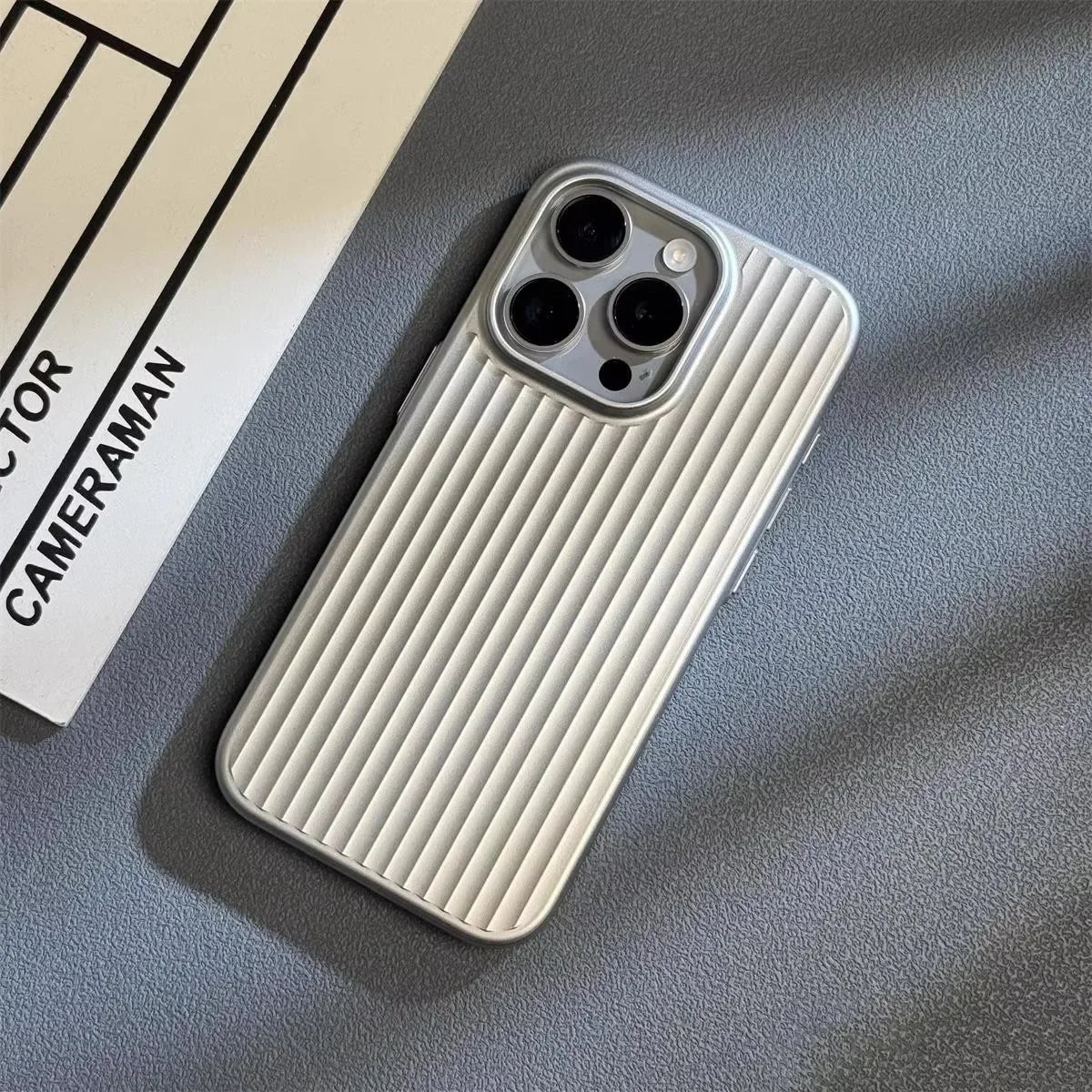 Slim Metal iPhone Case with Durable Shockproof Cover