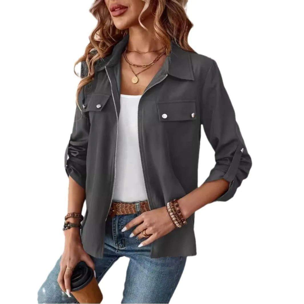 Waterproof Zipper Windbreaker Jacket
