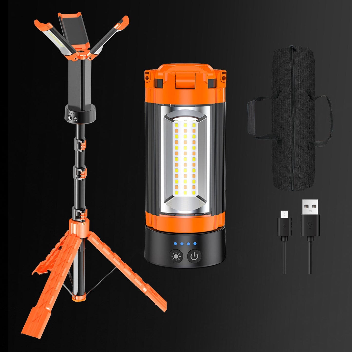 Multifunctional Portable Camping Light with Bracket