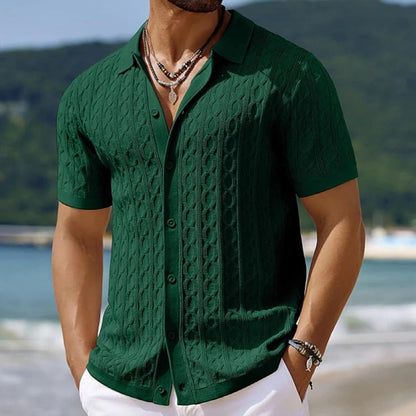Classic Men's Short Sleeve Sweater