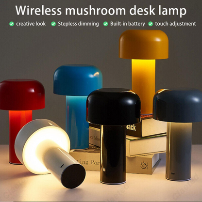 LED Creative Mushroom Rechargeable Table Lamp