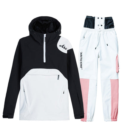 Men's Windproof Durable Ski Suit for Outdoor Sports