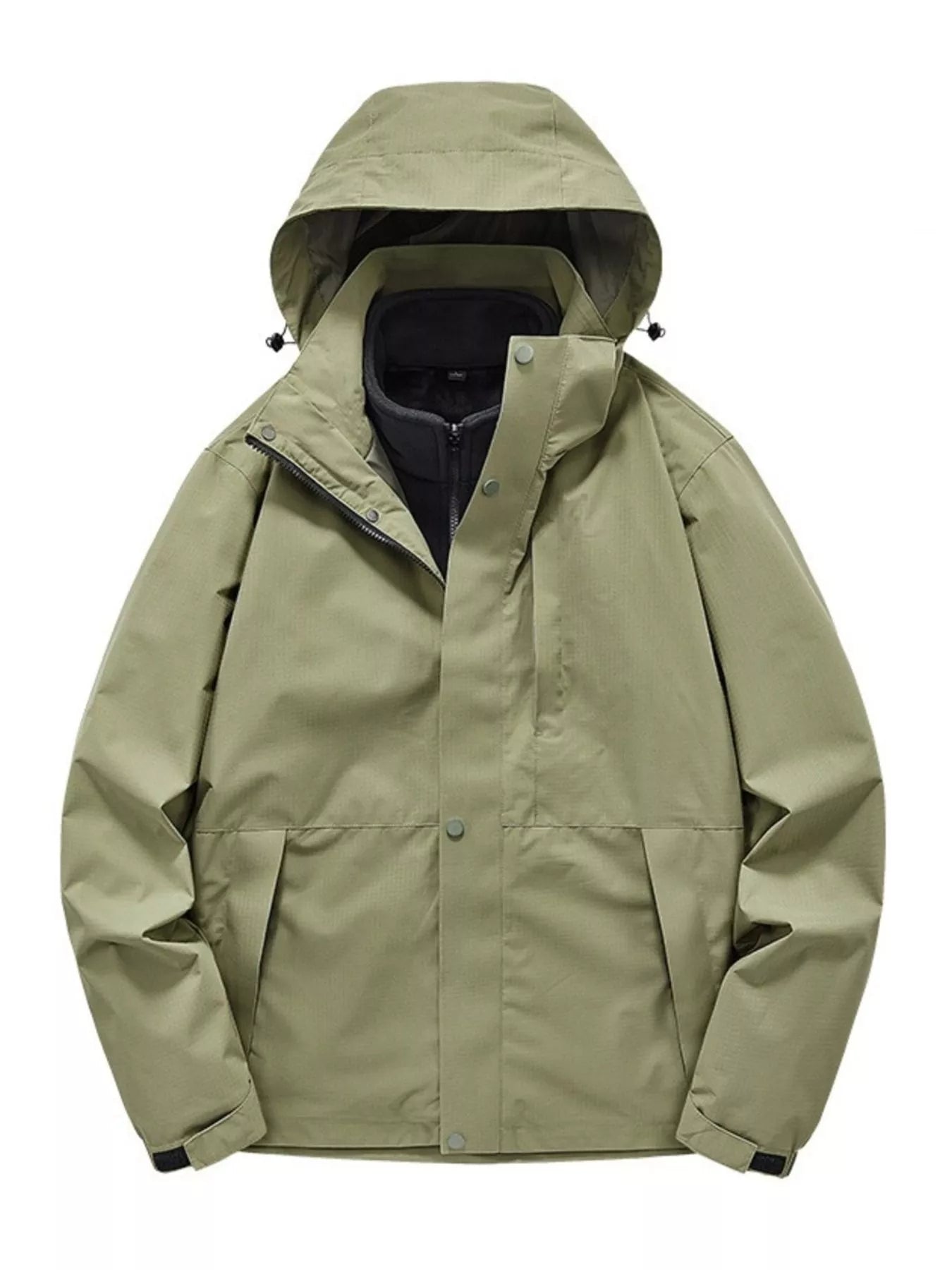 Big Mens Thick Hooded Jacket