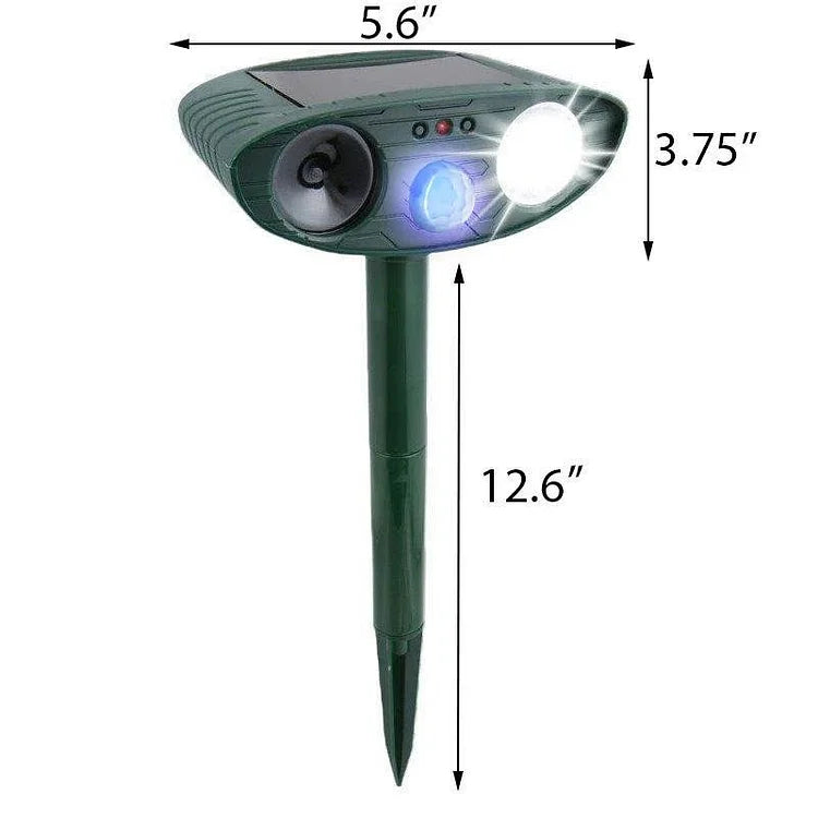 Ultrasonic Deer Repeller Solar Powered - Get Rid of Deer in 48 Hours