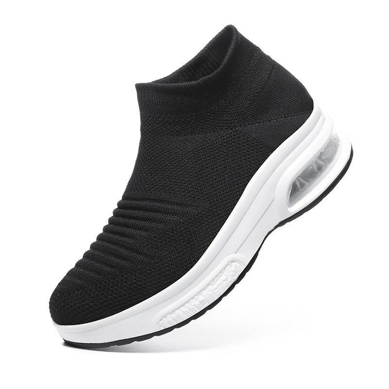 Woman's Orthopedic Knit Chunky Slip On Sneakers
