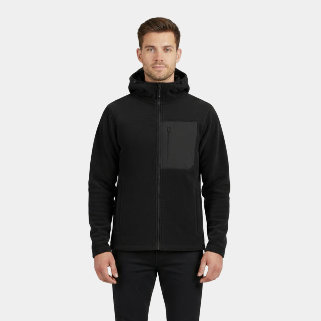 Insulated Water Resistant Mens Fleece Coat - OutfitLondon