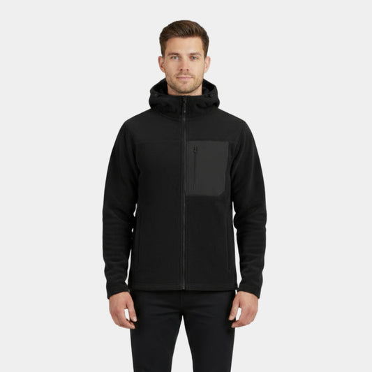 Insulated Water Resistant Mens Fleece Coat - OutfitLondon