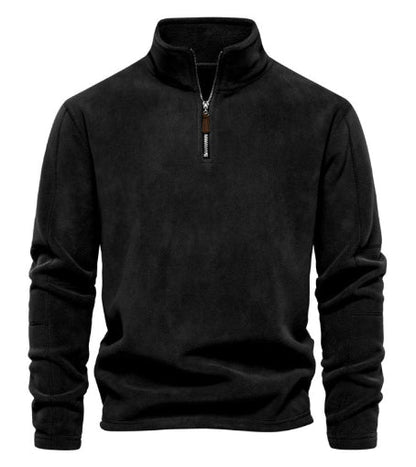 Men's Casual Zip-Up Stand-Collar Sweatshirt