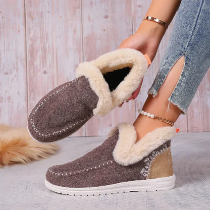 Orthopedic Winter Wool Snow Boots Cozy Winter Slipper