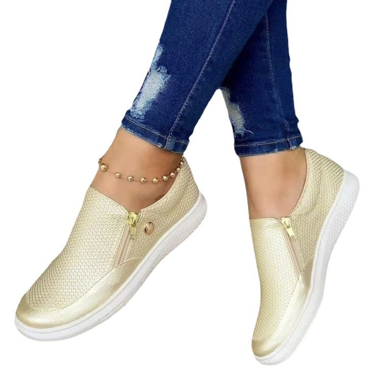 Supportive Zip-Up Shoes for Women