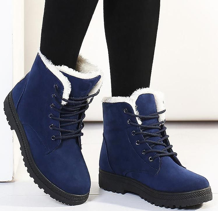 Orthopedic Boots For Women Arch Support Snowy Warm Fur Plush Insole Winter Boots