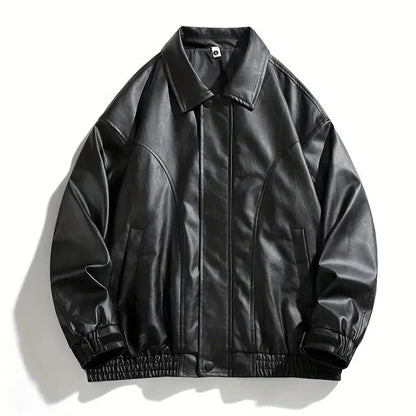 Premium Brown Leather Jacket - OutfitLondon