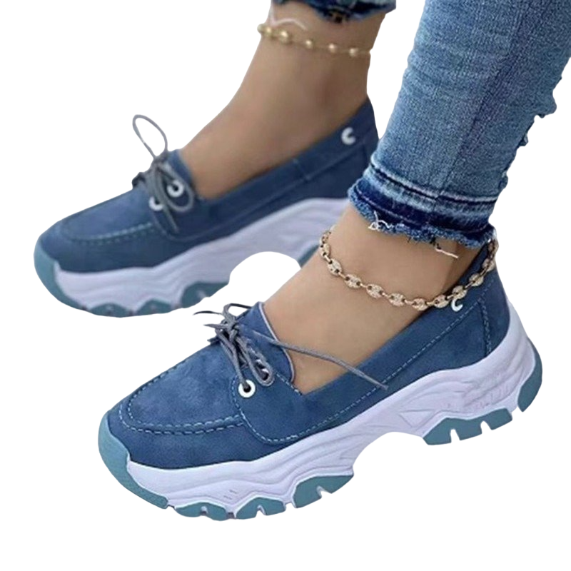 Slip-on Orthopedic Shoes Women Round Toe Walking Sneakers Memory EVA