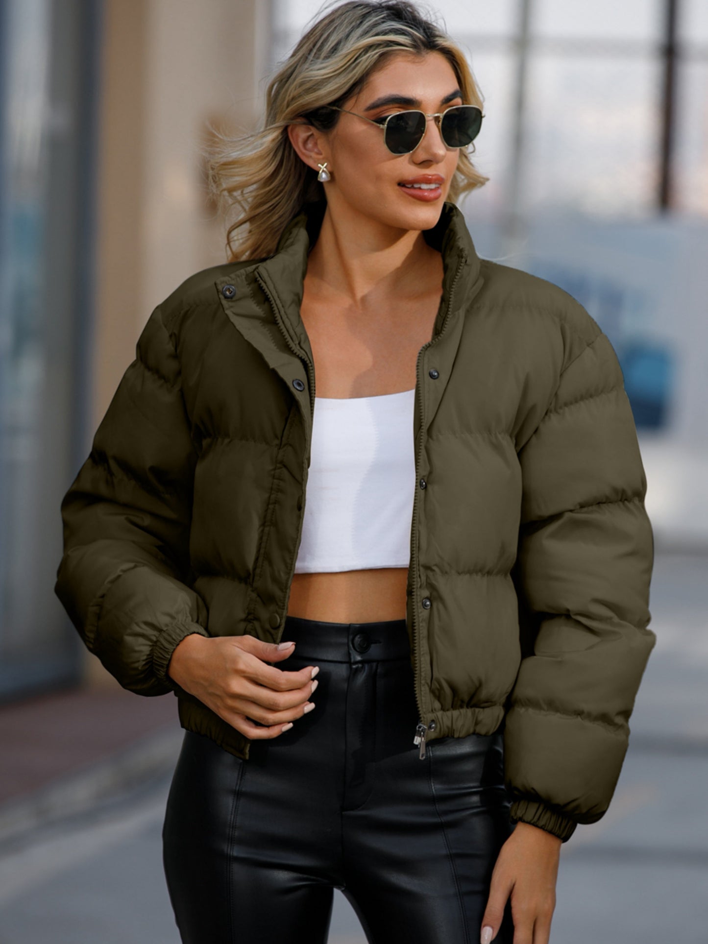 Warm Insulated Ladies Winter Parka Jacket