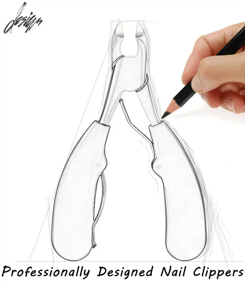 Toenail Clippers For Senior / Nail Clippers For Thick Nail & Ingrown Nail | Made In Germany | Stainless Steel & Professional Clippers