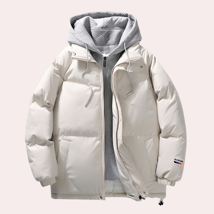 Fashionable Mens Hoodie Coat by Olman - OutfitLondon