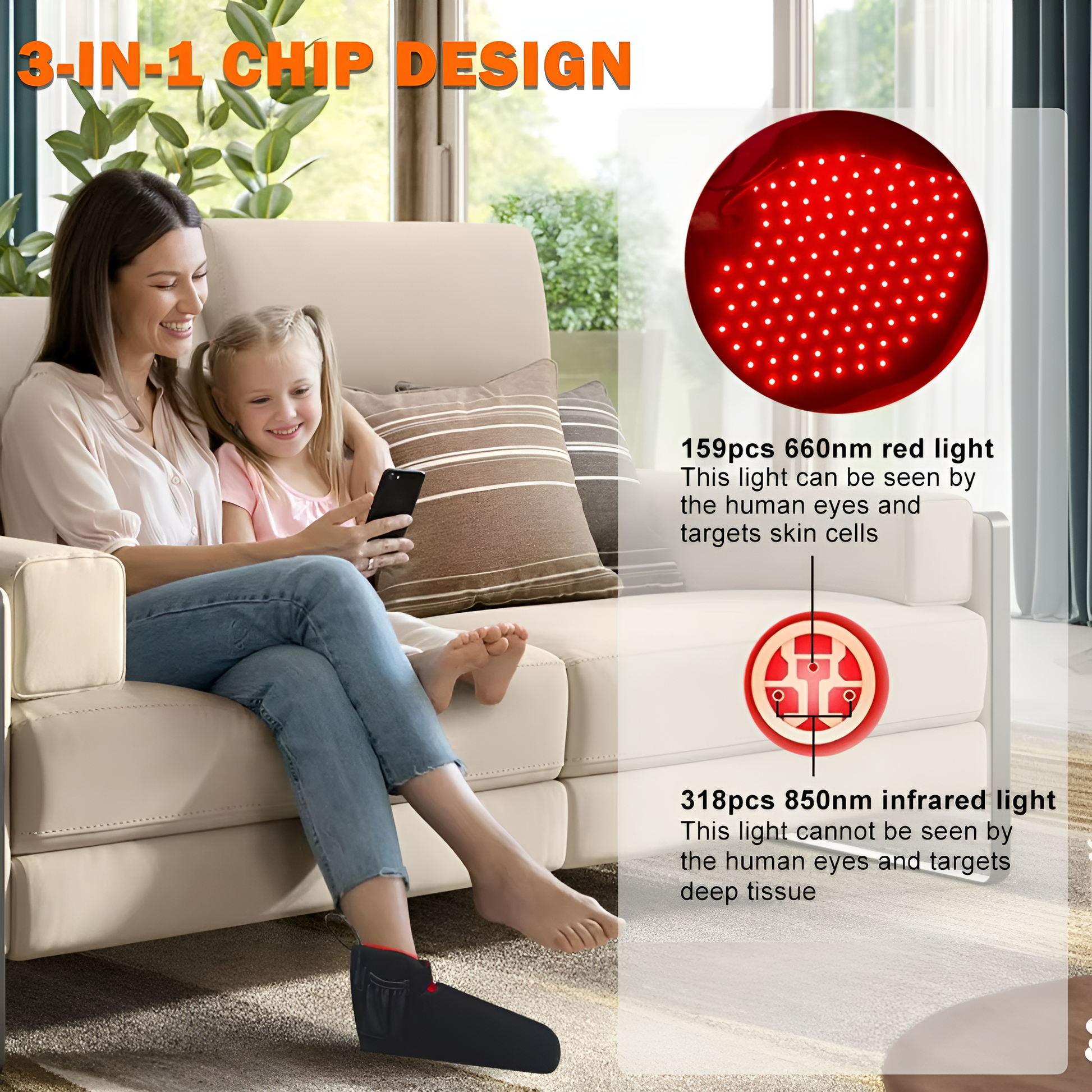 Soft Heat Therapy Slippers for Foot Pain Relief - OutfitLondon