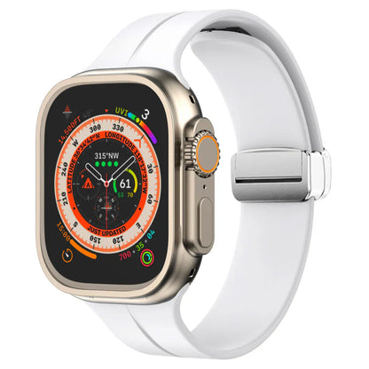 Thin Adjustable Apple Watch Strap With Secure Clasp