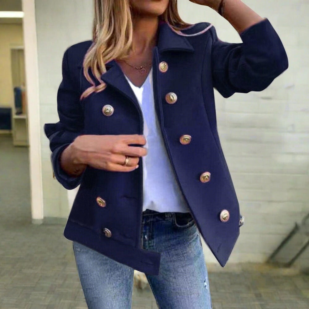 Timeless Simple Women's One Button Jacket